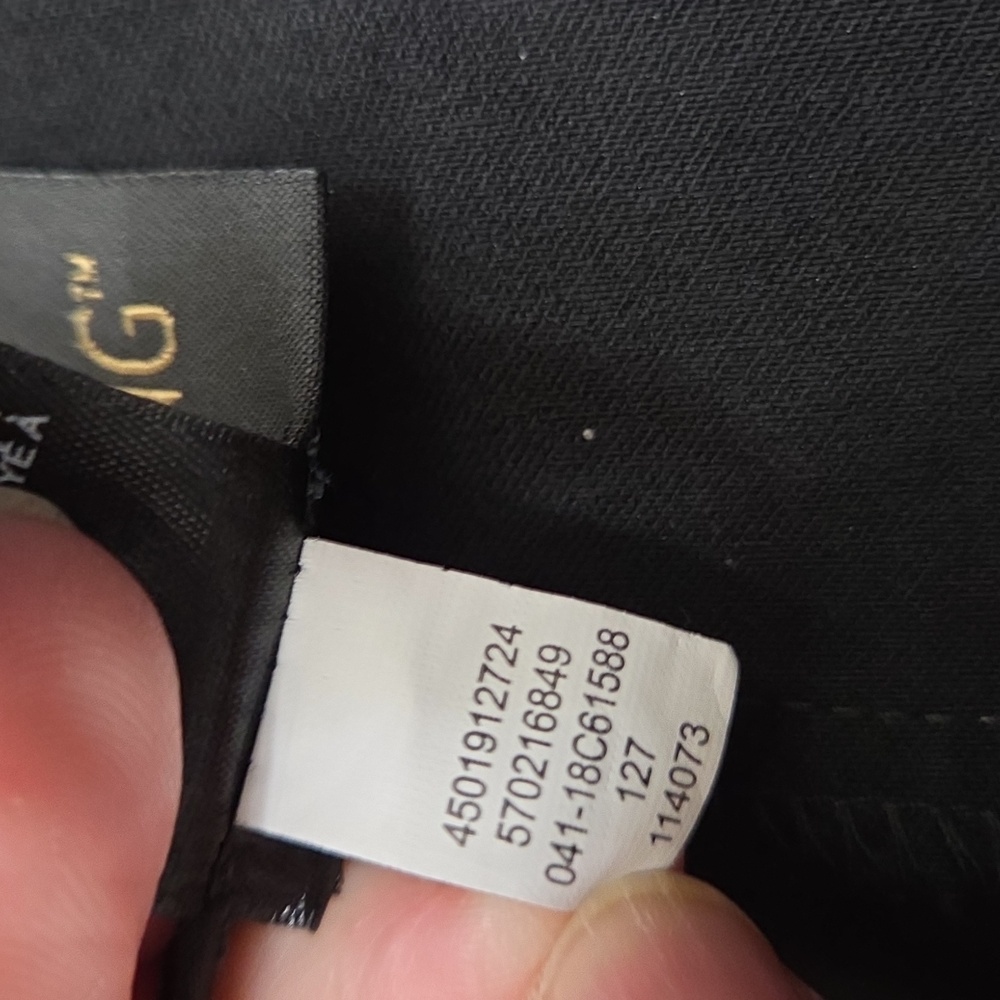 CHICOS SO SLIMMING BRIGITTE SIDE VENT BLACK CROP PANTS 0.5 - Picture 10 of 10